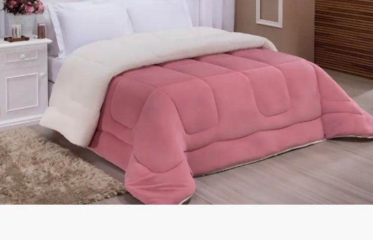 Cobertor Sherpa Rosé