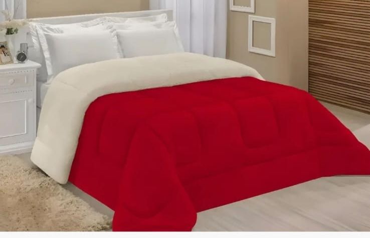 Cobertor Sherpa Vermelho